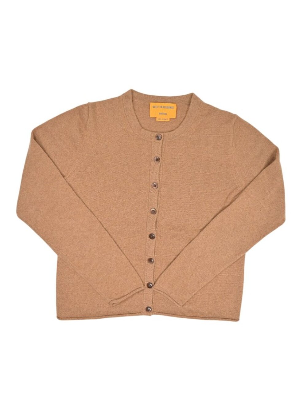 Guest in Residence Cashmere Cardigan in Tan